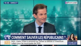 Guillaume Larrivé: "Le parti des Républicains est menacé de devenir un petit parti de protestation"