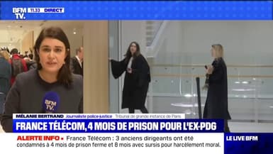 Procès France Télécom: les ex-dirigeants sont condamnés à 4 mois de prison ferme et 15.000 euros d'amende pour harcèlement moral