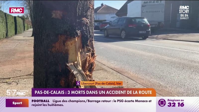 Pas-de-Calais : 3 morts dans un accident de la route