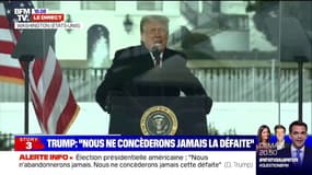 Donald Trump: "Nous voulons corriger la situation, parce qu'il y aura quelqu'un au pouvoir qui ne devrait pas être là et notre pays sera détruit"