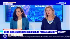 Deux-roues: Alice Timsit, conseillère EELV à Paris, parle de "5000 places supplémentaires d'ici la fin du mandat"