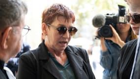 La conductrice de bus Nadine Oliveira, jugée pour la collision avec un train en 2017 à Millas, au palais de justice d'Aix-en-Provence, le 7 octobre 2024