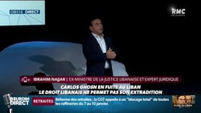 Ibrahim Najjar, ex-ministre de la justice libanaise et expert juridique: "Carlos Ghosn recherché par Interpol ? Interpol peut notifier les policiers à la frontière. Mais cela ne suppose en aucune façon qu’Interpole intervienne à l’intérieur du pays"