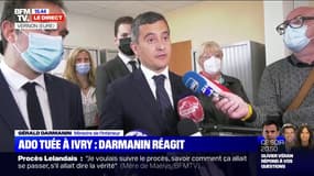 Ado tuée à Ivry: pour Gérald Darmanin, "c'est d'abord l'autorité des parents qu'il faut rétablir dans notre pays"