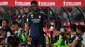 Vinicius Jr lors de Gérone-Real Madrid, le 30 septembre 2023 en Liga