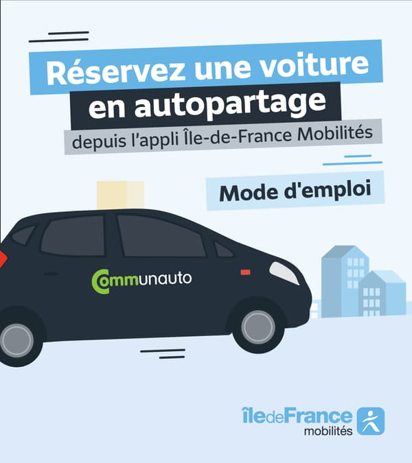 Le Pass Navigo permet désormais d'accéder au service d'autopartage de Communauto, via l'application Île-de-France Mobilités.