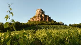 La Roche de Solutré, en Saône-et-Loire