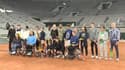 Jo-Wilfried Tsonga et la Team Jeunes Talents de la BNP Paribas