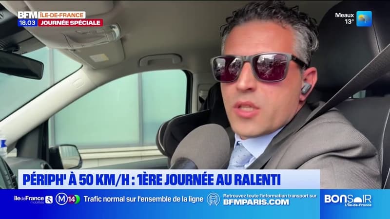 Périphérique à 50 km/h: première journée au ralenti (1/1)