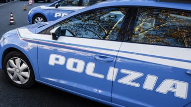 Une voiture de police italienne (Photo d'illustration)