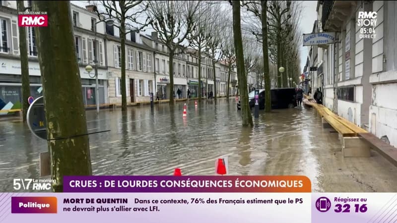 Crues : à Saintes, plus de 1.100 maisons inondées et des commerces asphyxiés