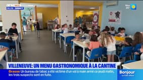 Villeneuve-Loubet : un menu gastronomique à la cantine