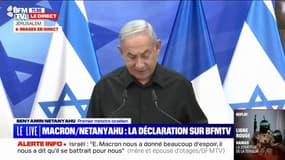 Benjamin Netanyahu sur les attaques du Hamas: "C'était le pire acte antisémite depuis l'Holocauste"