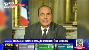 Dissolution de l'Assemblée: le pari raté de Jacques Chirac en 1997