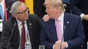 En juin dernier,  Jean-Claude Juncker et Donald Trump se sont rencontrés à Osaka lors du G20