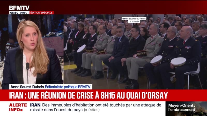 Guerre en Iran: une réunion de crise prévue ce lundi matin au Quai d'Orsay