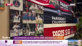 Les supporters du PSG dépités après une nouvelle défaite 