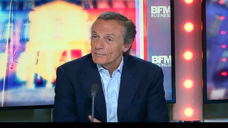 Jean-Baptiste Danet, le président de Croissance Plus sur le plateau de BFM Business le 23 avril 2017.