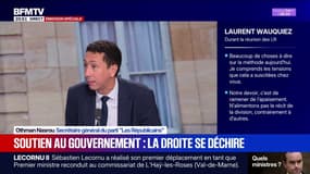 Othman Nasrou, secrétaire général du parti "Les Républicains", déclare que les LR "ne participeront pas" au futur gouvernement de Sébastien Lecornu