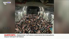 Afghanistan: un avion américain décolle avec 6 fois plus de passagers que sa capacité initiale