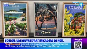 Toulon: une oeuvre d'art en cadeau de Noël à la galerie Lisa
