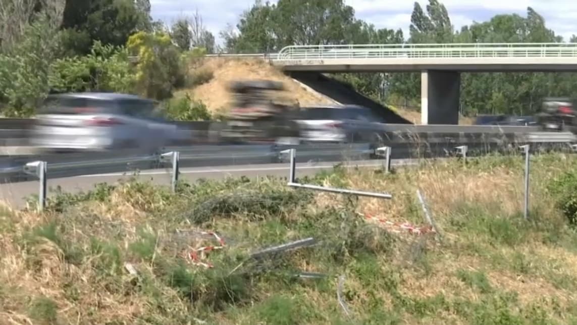 Les traces de l'accident de car du 6 mai 2023 dans le Vaucluse Les traces de l'accident de car du 6 mai 2023 dans le Vaucluse