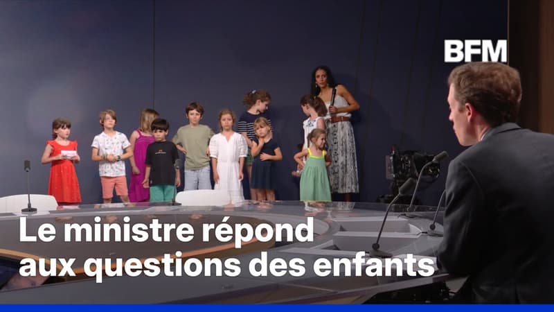 Canicule: le ministre de l'Éducation, Édouard Geffray, répond aux questions des enfants des salariés de BFMTV