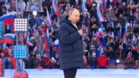 Vladimir Poutine, le 18 mars 2022 à Moscou 
