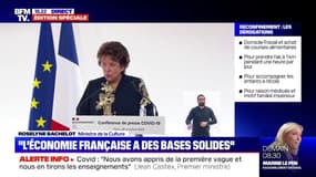 Roselyne Bachelot énumère les lieux culturels fermés et ouverts pendant la période de confinement