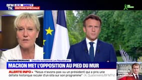 Nadine Morano: "On a l'impression qu'Emmanuel Macron découvre le fonctionnement de l'Assemblée nationale"