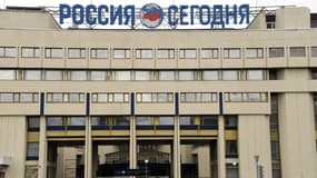 Le siège du groupe Rossiya Segodnya, propriétaire de l'agence de presse Sputnik, à Moscou