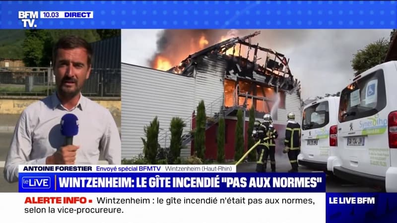 Incendie à Wintzenheim : le gîte n'était 
