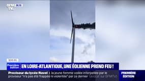 Une éolienne a pris feu en Loire-Atlantique après une avarie sur son moteur