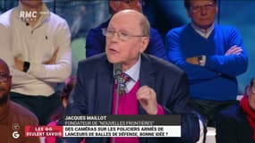 Les caméras sur les policiers armés de #LBD, "C'est du pipeau" pour @Maillot_GG ! #GGRMC 