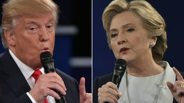 Donald Trump et Hillary Clinton, deux programmes radicalement opposés.