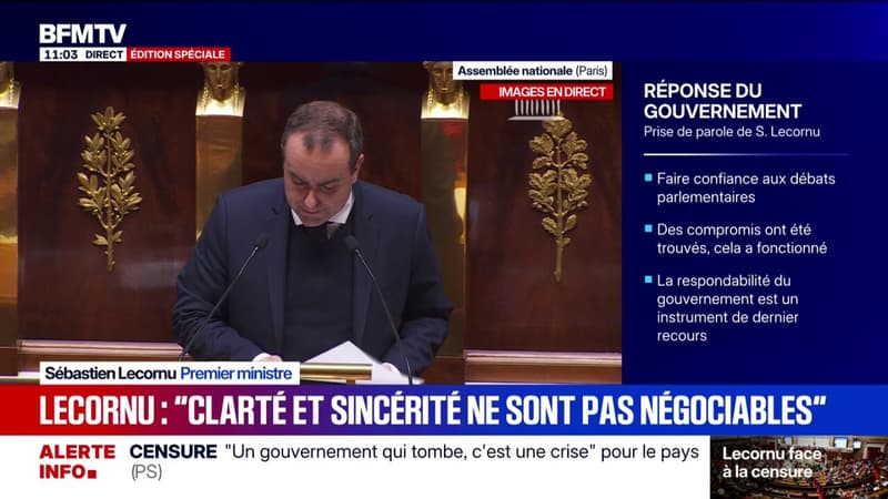Sébastien Lecornu: "Les injustices fiscales ne sont ni prévues ni dissimulées dans ce budget"
