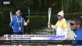 L’œil de Georges Quirino : la flamme olympique a été allumée