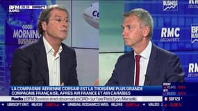 Pascal De Izaguirre (PDG de Corsair International): "Aucun dispositif d'incitation fiscale n'est fait pour inciter les compagnies (aériennes) à moderniser leur flotte. Dans l'automobile, tout le monde fait des primes à la casse..."