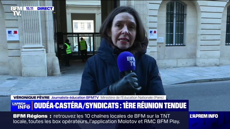 Première réunion tendue entre Amélie Oudéa-Castéra et les syndicats enseignants