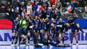 L'équipe de France de handball face à l'Islande, le 2 décembre 2023.
