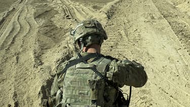 Un soldat américain dans la province de Kandahar au sud de l'Afghanistan en septembre 2012.