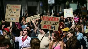 Manifestation contre l'extrême droite à Lyon, le 16 juin 2024 dans le Rhône