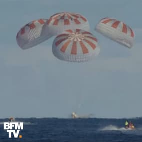 La capsule Crew Dragon de SpaceX a amerri avec succès dans l'océan Atlantique