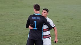 Courtois et Ronaldo