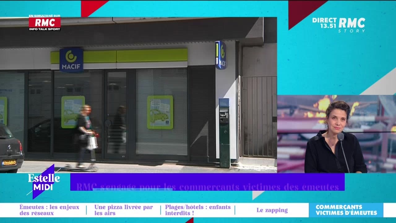Ecouter Rmc RMC s’engage pour les commerçants victimes des émeutes - 05/07