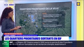 Île-de-France: les quartiers prioritaires sortants de la région