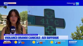 41°C dans l'après-midi: Aix-en-Provence souffre de la canicule