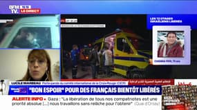 Libération d'otages du Hamas: "Le comité international de la Croix-Rouge est bien placé pour mener ce type d'opérations parce que nous sommes neutres et parce que nous avons une expertise", explique Lucile Marbeau (porte-parole du CICR)