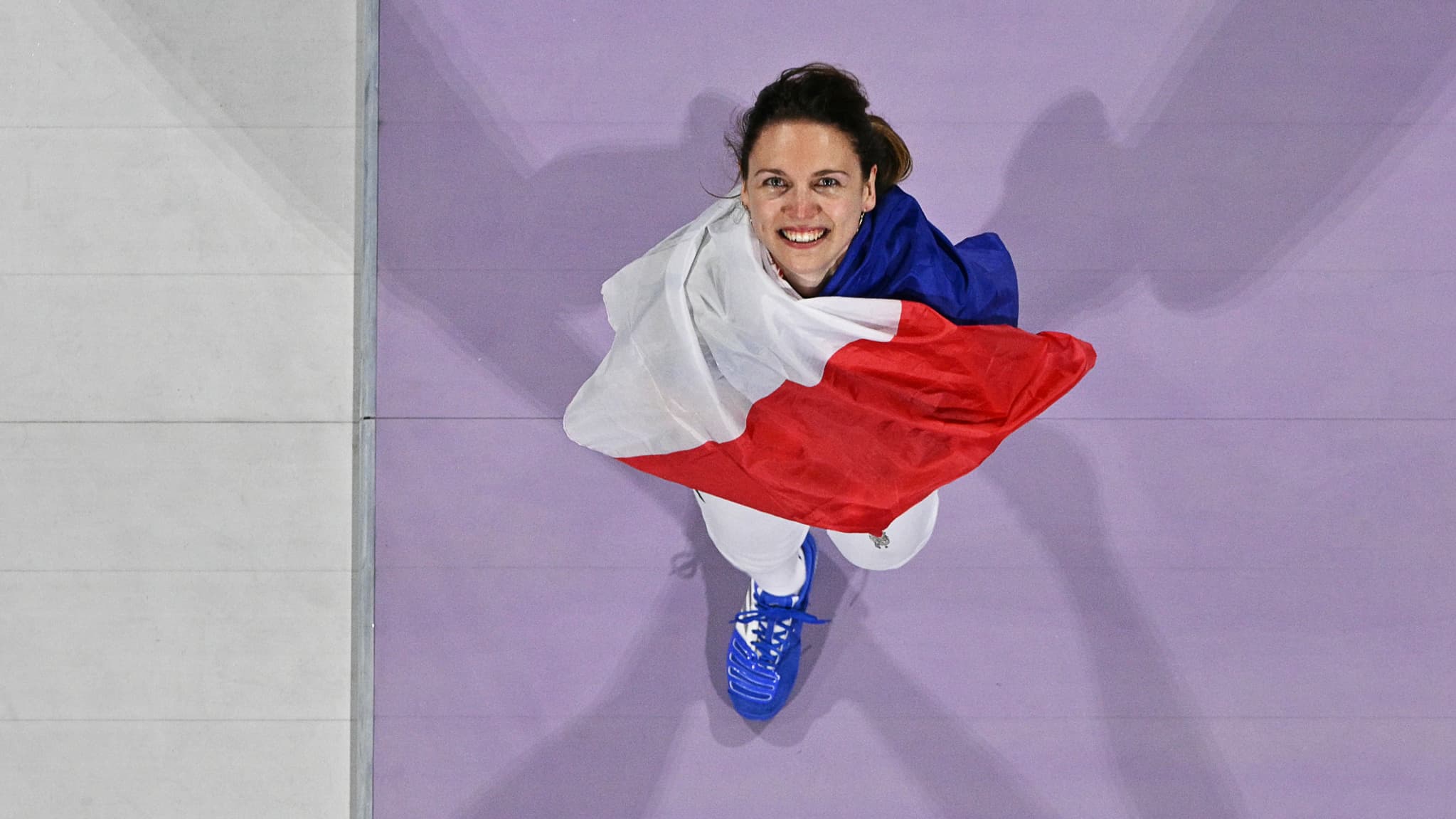 Manon Apithy Brunet, championne olympique au sabre. Manon Apithy Brunet, championne olympique au sabre.