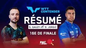 Résumé : Gauzy pour conclure le carton plein tricolore face à Jorgic (WTT Star Contender Zagreb) ?